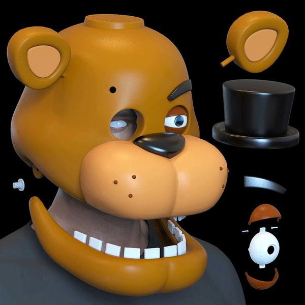 Freddy-Fazbear-Helmet-Five-Nights-at-Freddy's-v Freddy-Fazbear-Helmet-Five-Nights-at-Freddy's-v